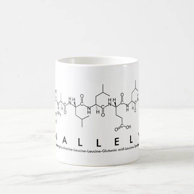 Taza De Café Nallely peptide name mug (Centro)