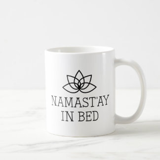 Taza De Café Namast'ay en la cama