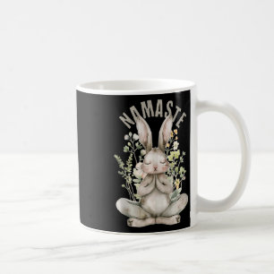 Taza De Café Namaste Easter Rabbit Zen Yoga Interior Peace Spir