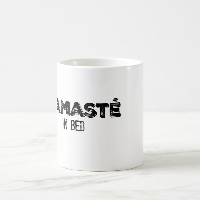 Taza De Café Namasté en Bed Mug (Centro)