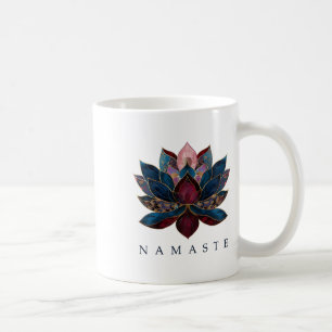 Taza De Café Namaste Flor de Loto Zen Budismo Yogui Buda Budist