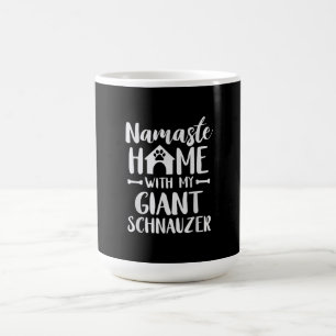 Taza De Café Namaste Home Giant Schnauzer - Schnauzer Lover