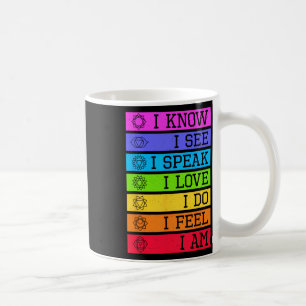 Taza De Café Namaste Yoga Meditación 7 Chakras Espiritual