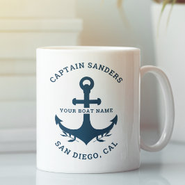 Taza De Café Name of Captain Blue's Ship
