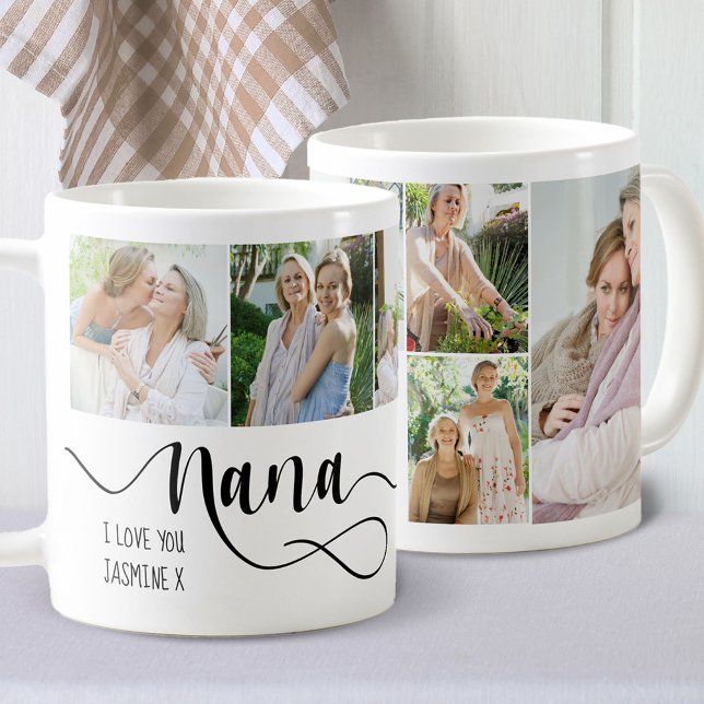 Taza De Café Nana Calligraphy I Love You 6 Foto (Subido por el creador)