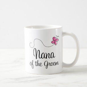 Taza De Café Nana de la bolsa de asas del novio