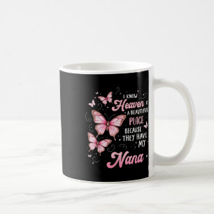 Taza De Café Nana Es Mi Ángel Guardián En El Día De La Memoria