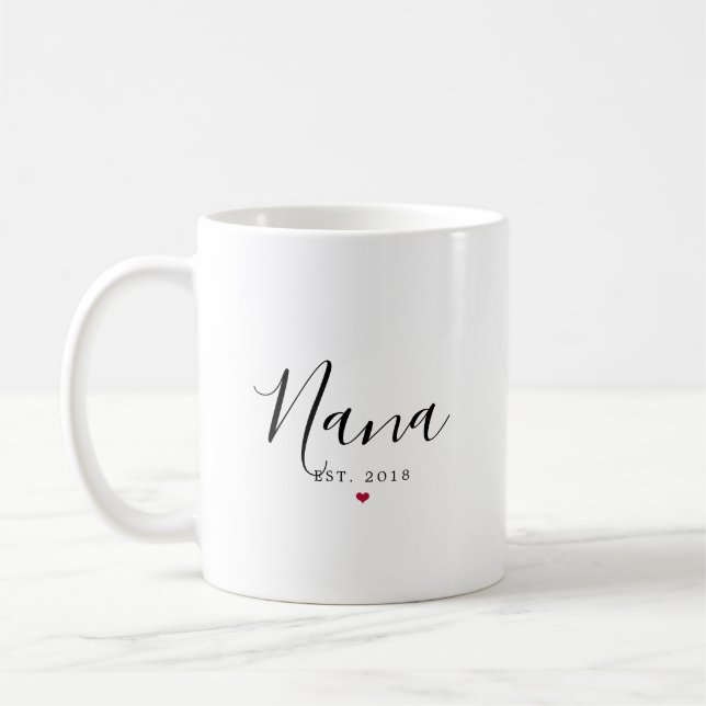 Taza De Café Nana Est. 20XX (Izquierda)