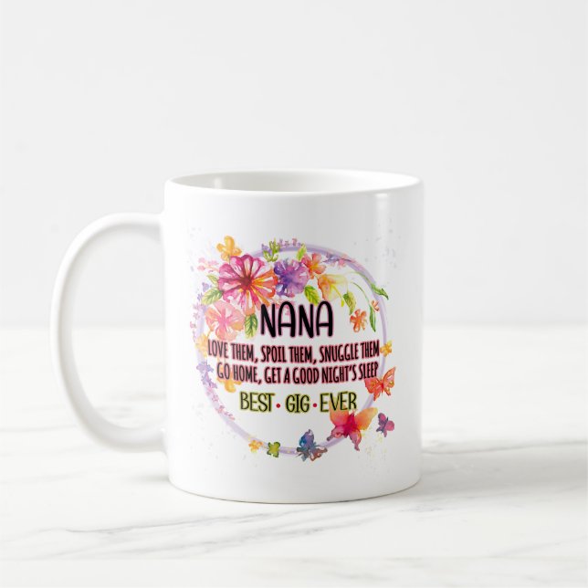 Taza De Café Nana Los Ama Malograrlos Los Acurruca. (Izquierda)