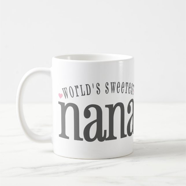 Taza De Café Nana más dulce del mundo (Izquierda)