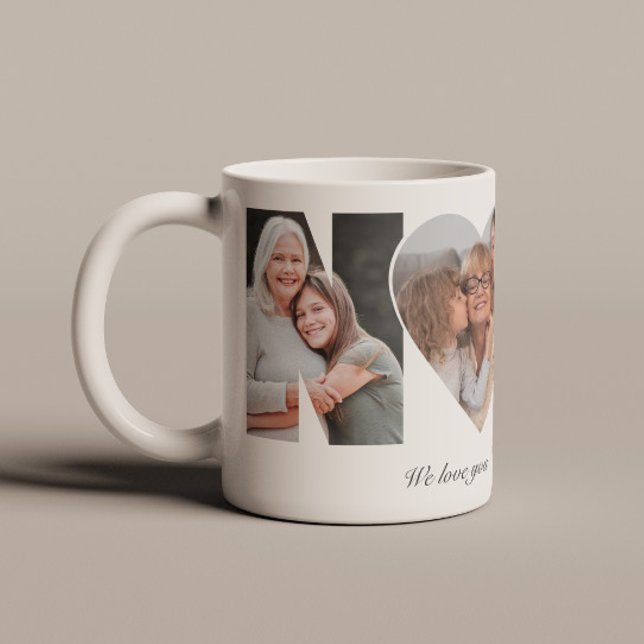 Taza De Café Nana Photo Collage Grandma Keepsake from Grandkids (Subido por el creador)