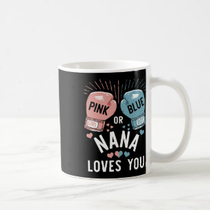 Taza De Café Nana Rosa O Azul Te Ama Boxear Revelación De Géner