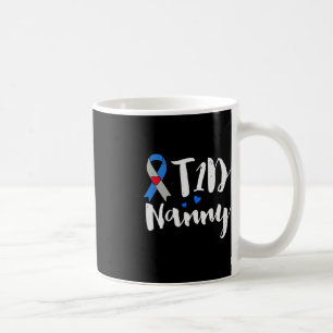 Taza De Café Nana tipo 1 T1D Regalos de sensibilización sobre l