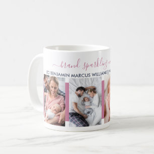 Taza De Café Nana Totalmente Nueva Personalizada con 4 Fotos