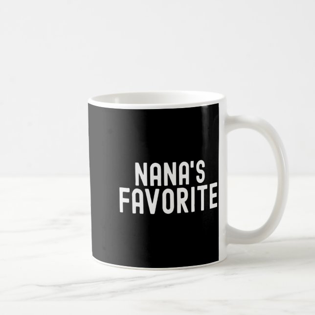 Taza De Café Nana's Favorite Family Baby Granhild Quote Family  (Derecha)