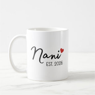 Taza De Café Nani Nana Est 2026 Set, Nueva Abuela India
