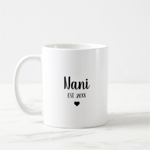 Taza De Café Nani Primera Vez Abuela Anuncio de Embarazo