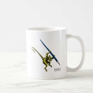 Taza De Café NaNoLA - Lemur con la pluma