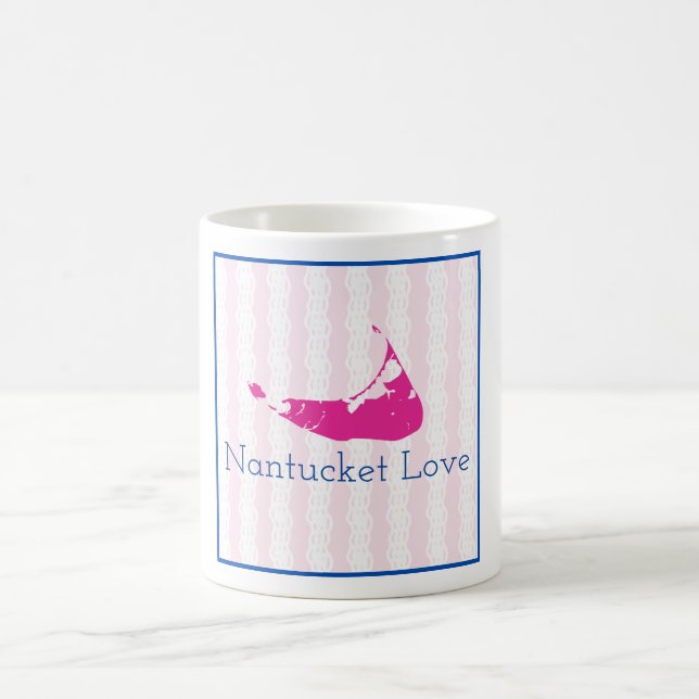 Taza De Café Nantucket Love Sailor's Bracelet Mug (Centro)