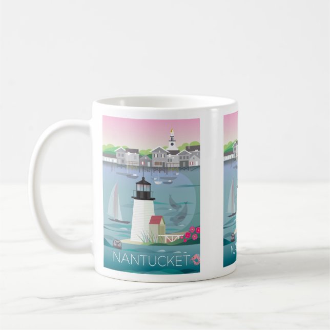 Taza De Café Nantucket Mug (Izquierda)