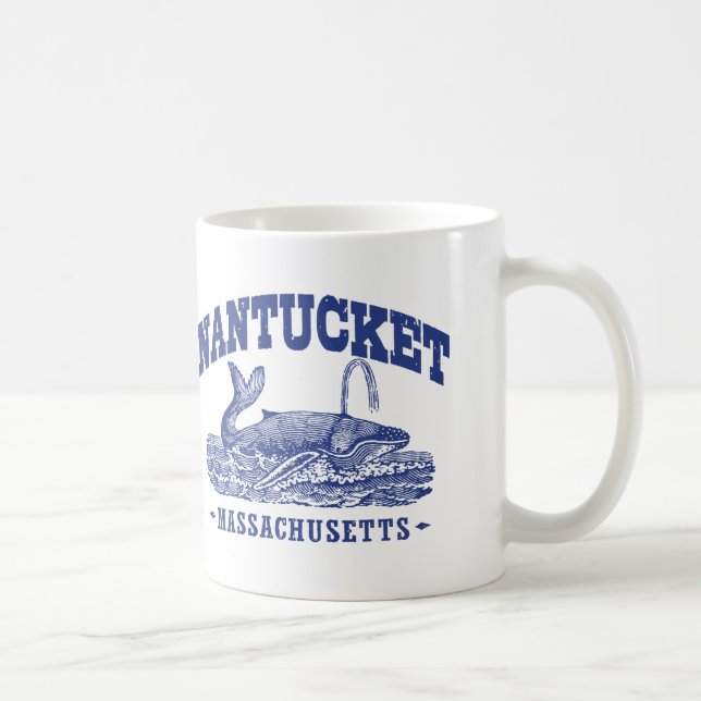 Taza De Café Nantucket Whale (Derecha)