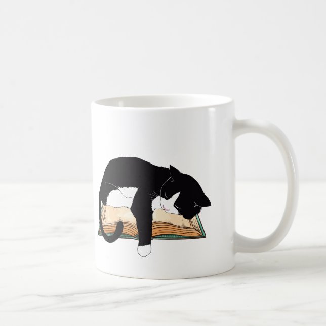 Taza De Café Nap Cat, Mug de los amantes de la moda, regalos pa (Derecha)