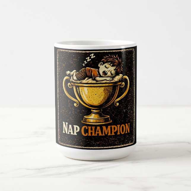 Taza De Café Nap Champion – Elite Sleeping Humor Pride (Centro)