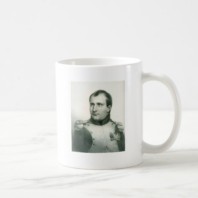 Taza De Café Napoleon Bonaparte con cita. (Derecha)