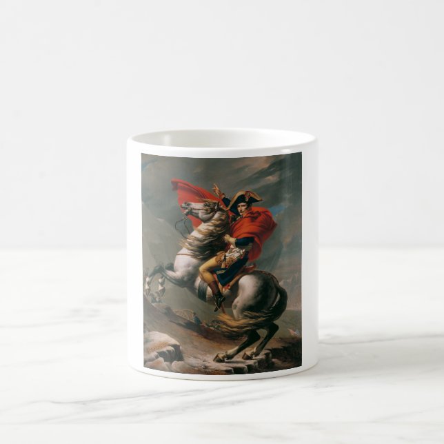 Taza De Café Napoleón con Caballo, Batalla del Paso de San Bern (Centro)