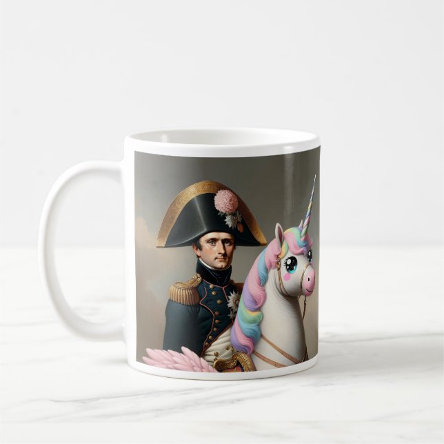 Taza De Café Napoleón y Kawaii Unicorn Mug (Izquierda)