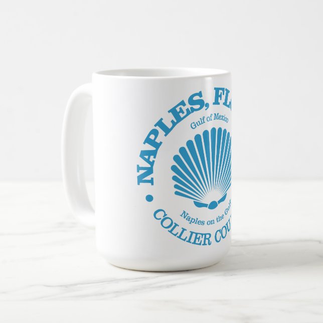 Taza De Café Nápoles Fl (concha de mar) (Anverso izquierdo)