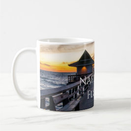 Taza De Café Nápoles Pier Florida Beach Ocean Novedad
