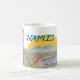 Taza De Café Napoli Mug – Vesuvio Skyline Coffee Cup | Souvenir