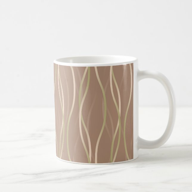 Taza De Café Napolitano Macchiato Pistachio Cinta y sombra. (Derecha)