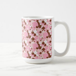 Taza De Café Napolitanos Dots 01-Light Pink-Coffee Mug