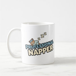 Taza De Café Napper Mug Profesional - Oso Personalizado Cuidado