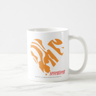 Taza De Café Naranja 2 de la cebra