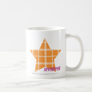 Taza De Café Naranja 2 de la tela escocesa