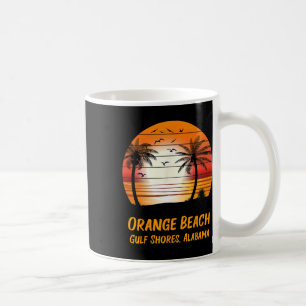 Taza De Café Naranja Beach Gulf Shores Alabama Vintage Sunset R