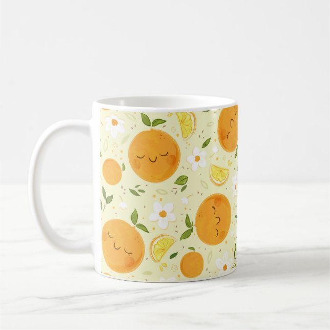 Taza De Café Naranja Citrus Mug (Izquierda)
