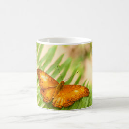 Taza De Café Naranja Cruiser mariposa