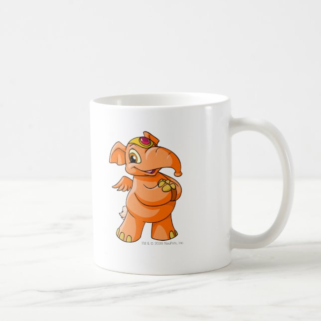 Taza De Café Naranja de Elephante (Derecha)
