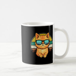 Taza De Café Naranja de estilo vintage Tabby gato con su uso am