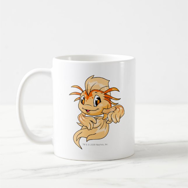 Taza De Café Naranja de Koi (Izquierda)