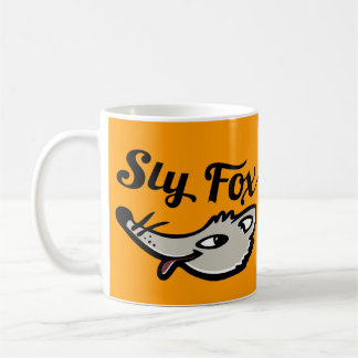 Taza De Café Naranja de mugre gráfica de Sly fox