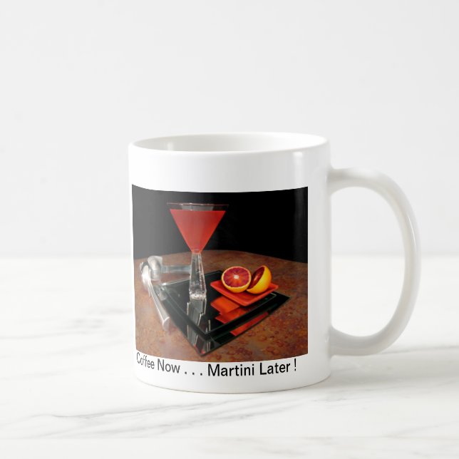 Taza De Café Naranja de sangre Martini - café ahora. Martini (Derecha)