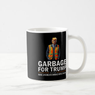 Taza De Café Naranja de seguridad reflexiva Donald Trump Garbyg