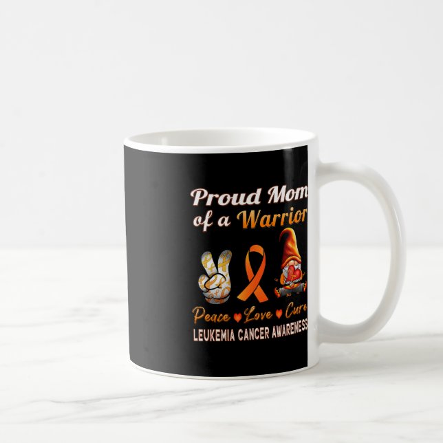 Taza De Café Naranja de sensibilización sobre la leucemia Cinta (Derecha)