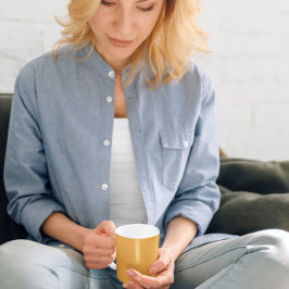 Taza De Café Naranja dorado