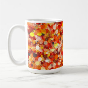 Taza De Café Naranja Dot 15oz Mug